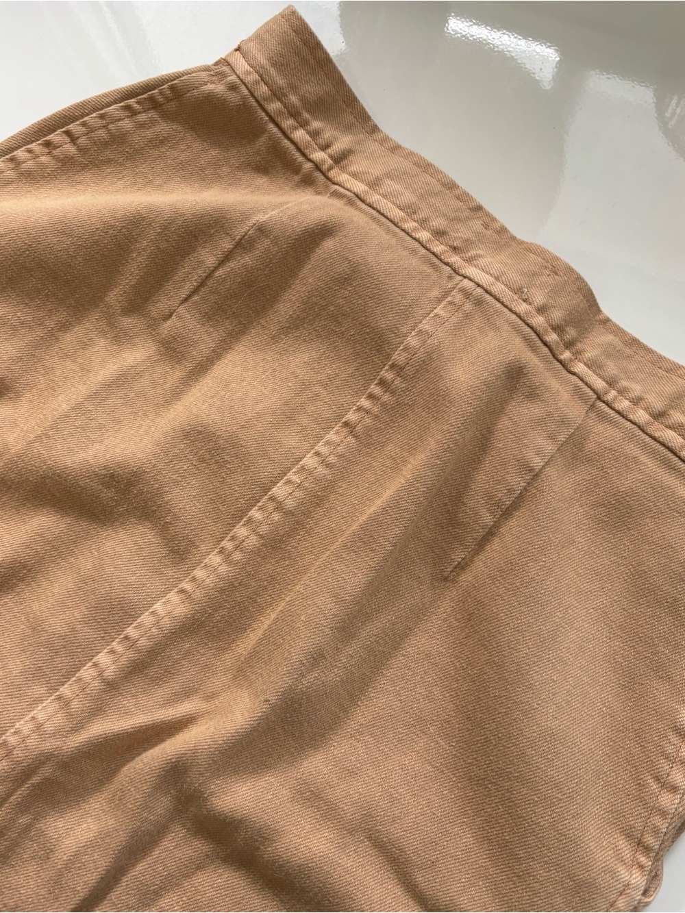 Wilfred Lorient button front cotton pencil skirt with pockets - Picture 5 of 9